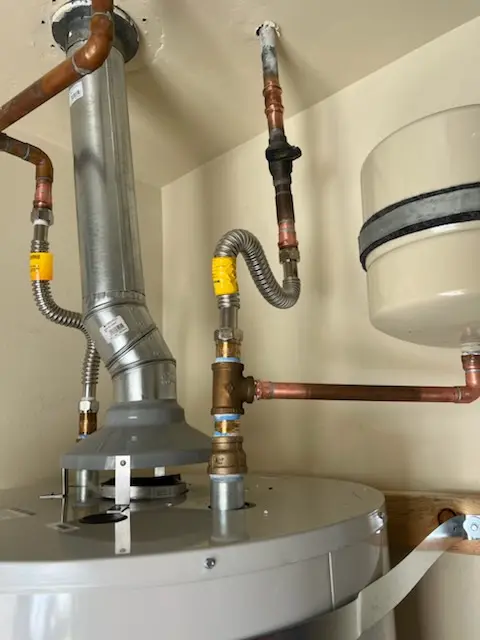Water heater installation and plumbing repair in Martinsville